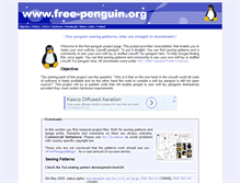 Tablet Screenshot of free-penguin.org